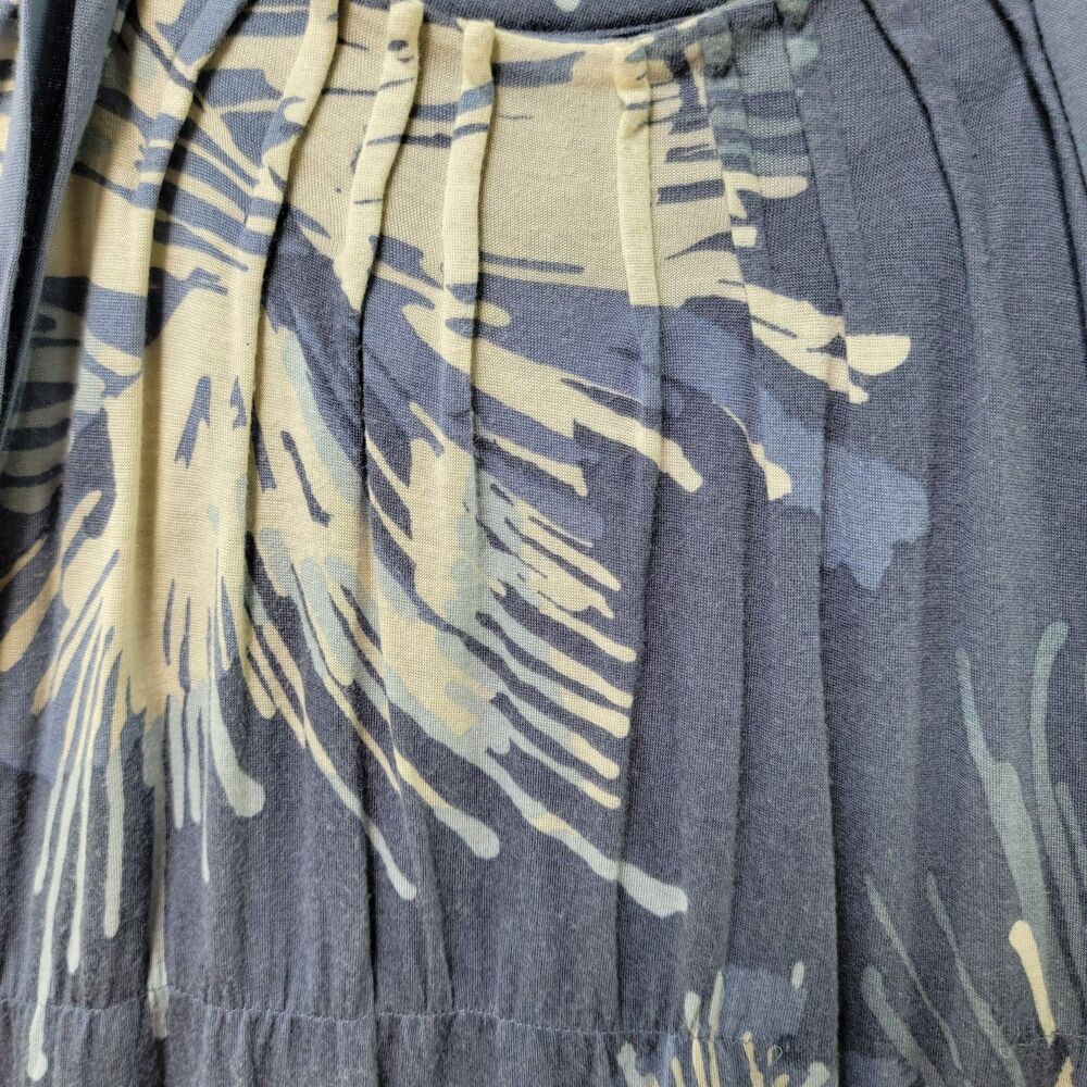 Anthropologie Periwinkle Modal Dress w POCKETS & Belt Floral Abstract Print XS - Picture 11 of 13